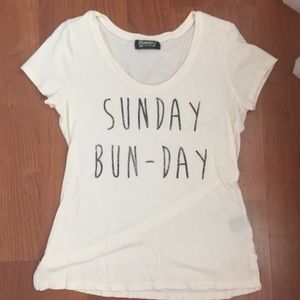 Sunday bun day t shirt